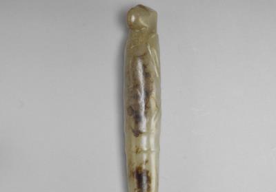 图片[3]-Jade hairpin with bird pattern, Post-Shijiahe culture-China Archive